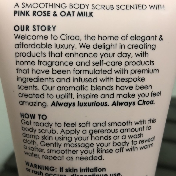 Ciroa-Body Scrub - Picture 3 of 5